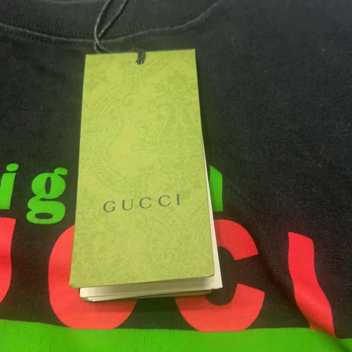Gucci Gucci Original Black T-Shirt with Print Size US XL / EU 56 / 4 - 5 Thumbnail