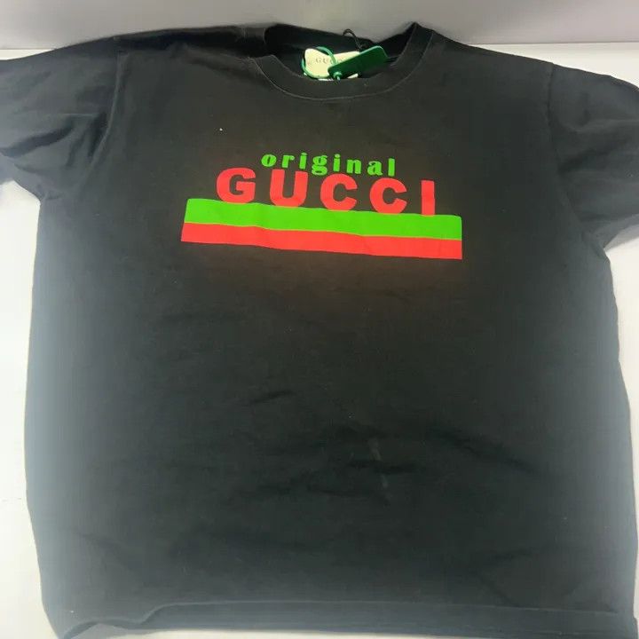 Gucci Gucci Original Black T-Shirt with Print Size US XL / EU 56 / 4 - 12 Thumbnail