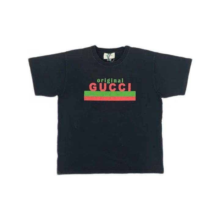 Gucci Gucci Original Black T-Shirt with Print Size US XL / EU 56 / 4 - 2 Thumbnail