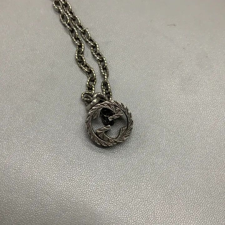 Gucci Gucci Classic Double G Pendant Necklace Silver Size ONE SIZE - 4 Thumbnail