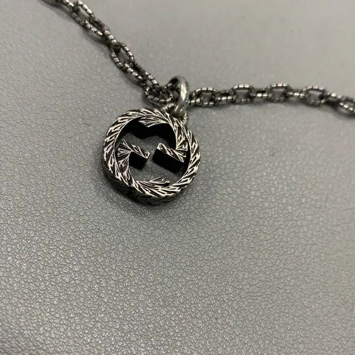 Gucci Gucci Classic Double G Silver Necklace Size ONE SIZE - 4 Thumbnail