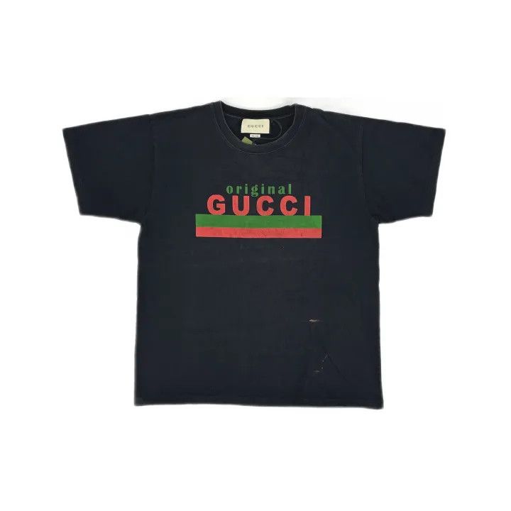 Gucci Gucci Original Oversized Black T-Shirt Size US XS / EU 42 / 0 - 2 Thumbnail