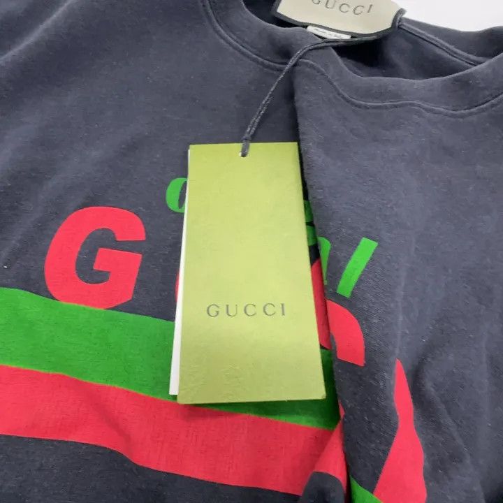 Gucci Gucci Original Oversized Black T-Shirt Size US XS / EU 42 / 0 - 6 Thumbnail