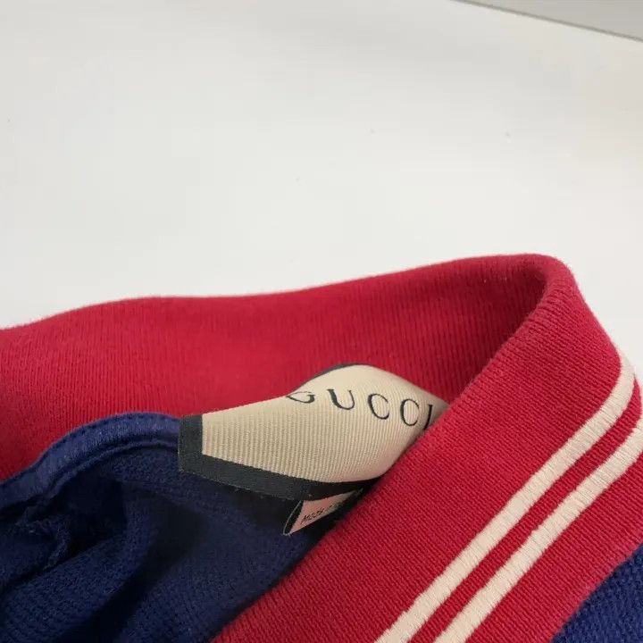 Gucci Gucci SS22 Striped Button Polo Shirt Size US L / EU 52-54 / 3 - 5 Thumbnail