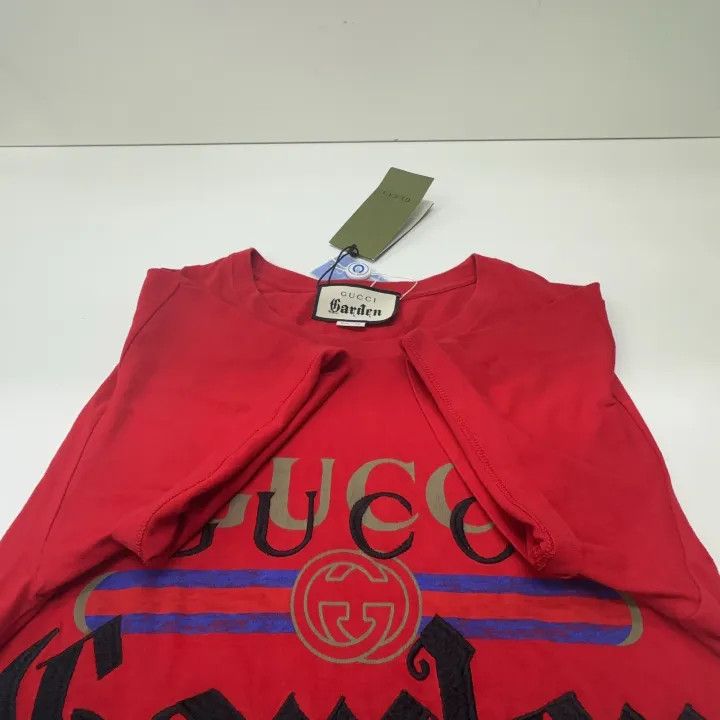 Gucci Gucci Garden Embroidered Red Short Sleeve Tee Size US XS / EU 42 / 0 - 9 Thumbnail