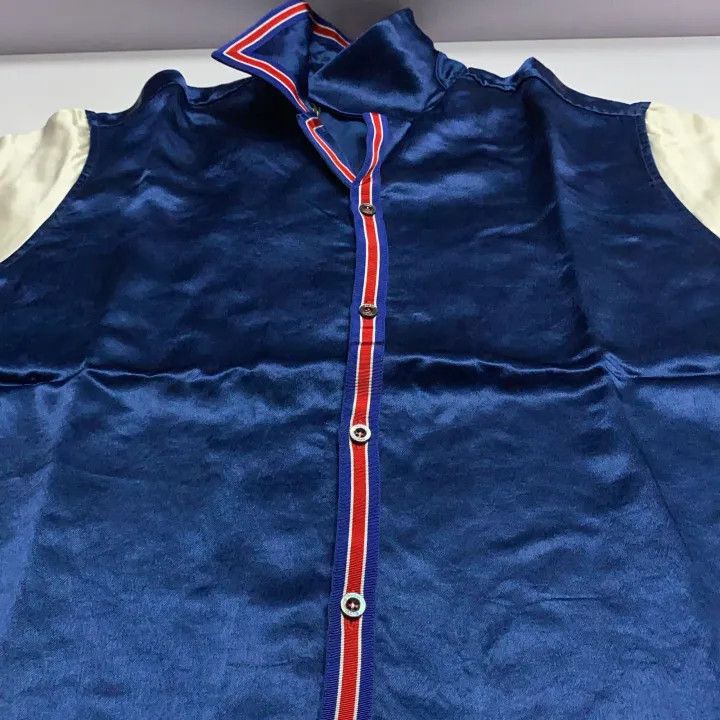 Gucci Gucci Blue Button-Up Casual T-Shirt Size US M / EU 48-50 / 2 - 8 Thumbnail