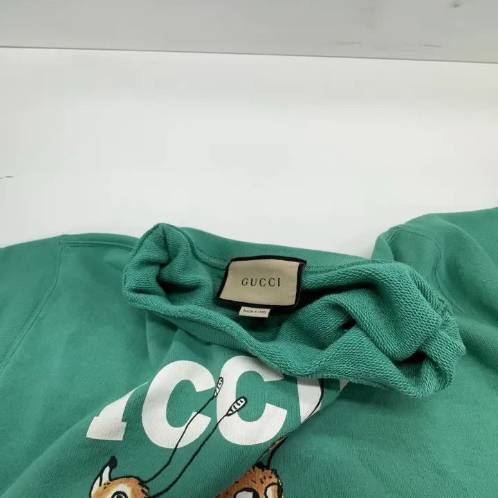 Gucci Gucci Animal Pattern Logo Hoodie for Men Size US S / EU 44-46 / 1 - 6 Thumbnail
