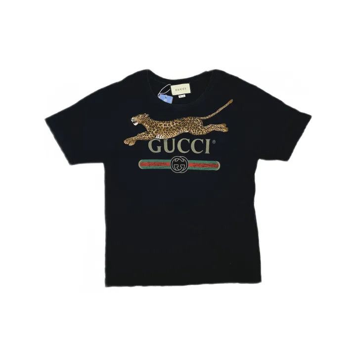Gucci Gucci FW23 Leopard Print Short Sleeve T-Shirt Size US M / EU 48-50 / 2 - 2 Thumbnail