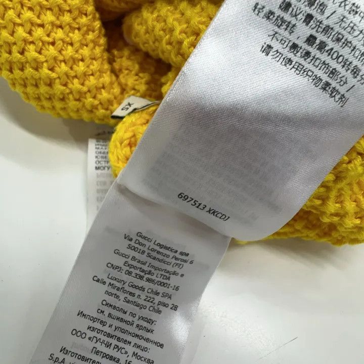 Gucci Gucci x Adidas Embroidered Cardigan in Yellow Size US XS / EU 42 / 0 - 4 Thumbnail