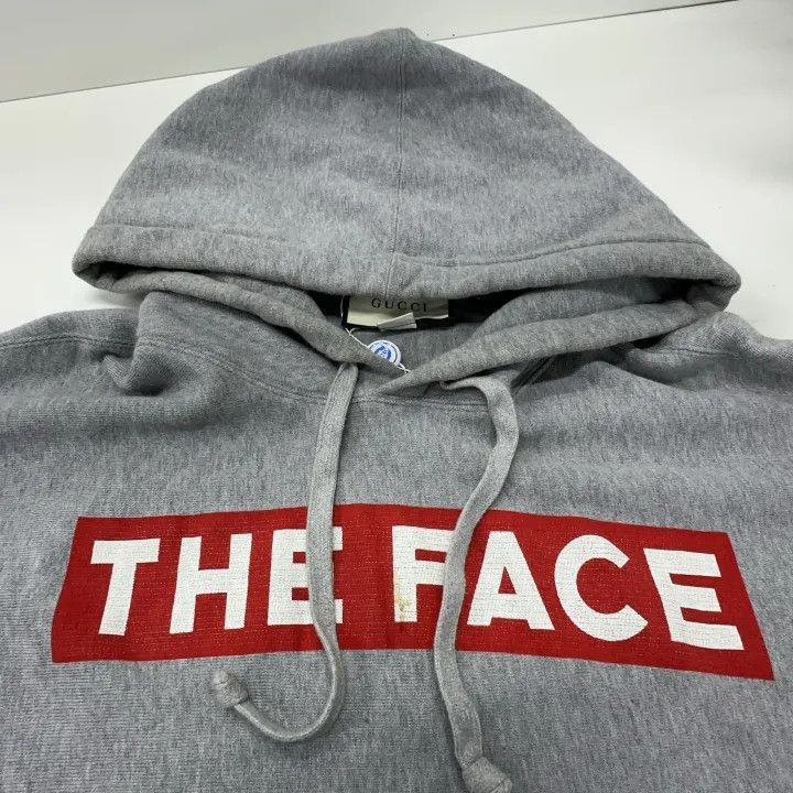 Gucci GUCCI Grey Hoodie with Logo Print Size US L / EU 52-54 / 3 - 8 Thumbnail