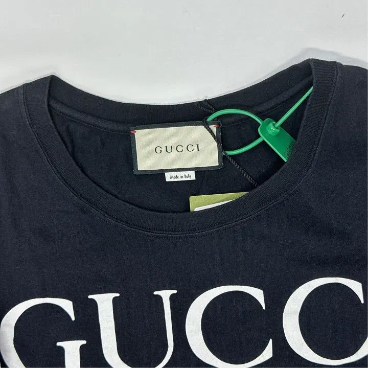 Gucci Gucci Oversized Black Logo T-Shirt Size US L / EU 52-54 / 3 - 6 Thumbnail