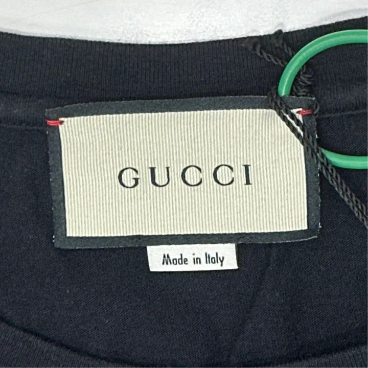 Gucci Gucci Oversized Black Logo T-Shirt Size US L / EU 52-54 / 3 - 3 Thumbnail