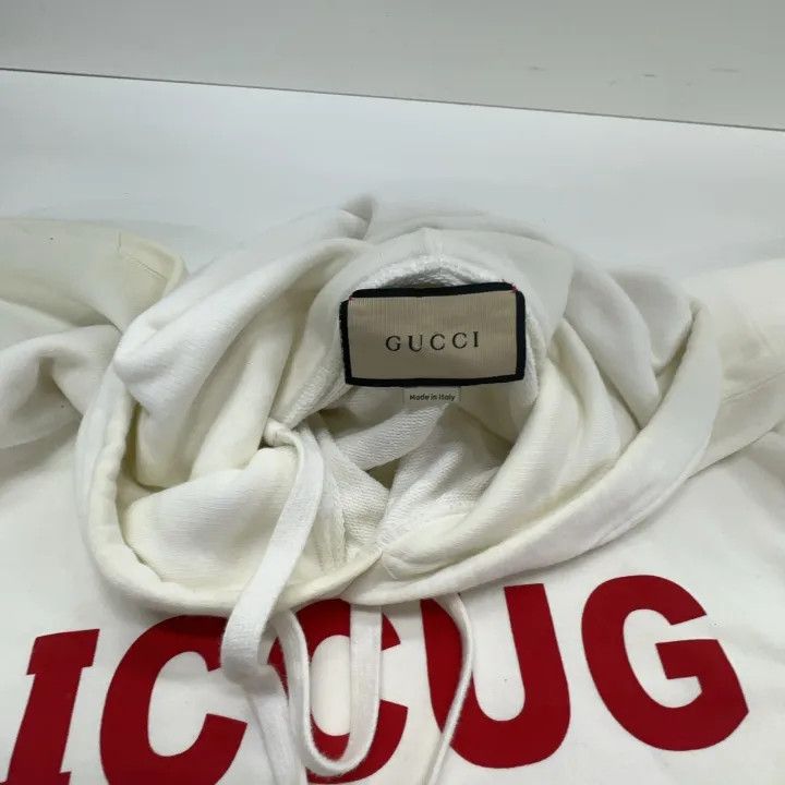 Gucci Gucci x Freya Hartas White Hoodie Size US XL / EU 56 / 4 - 7 Thumbnail