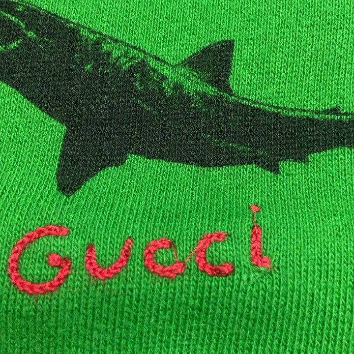 Gucci Gucci Green Printed Long Sleeve Sweatshirt Size US S / EU 44-46 / 1 - 8 Thumbnail