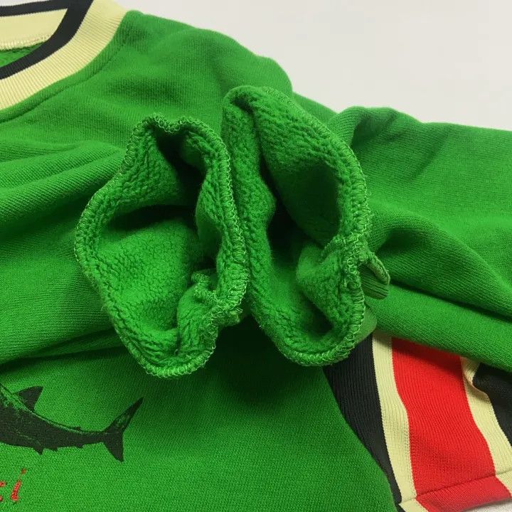 Gucci Gucci Green Printed Long Sleeve Sweatshirt Size US S / EU 44-46 / 1 - 7 Thumbnail