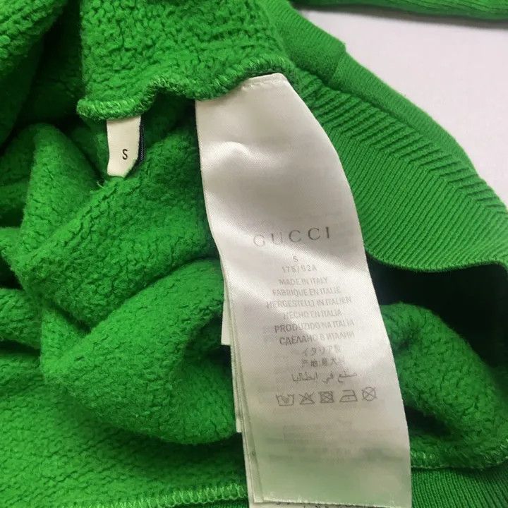 Gucci Gucci Green Printed Long Sleeve Sweatshirt Size US S / EU 44-46 / 1 - 3 Thumbnail
