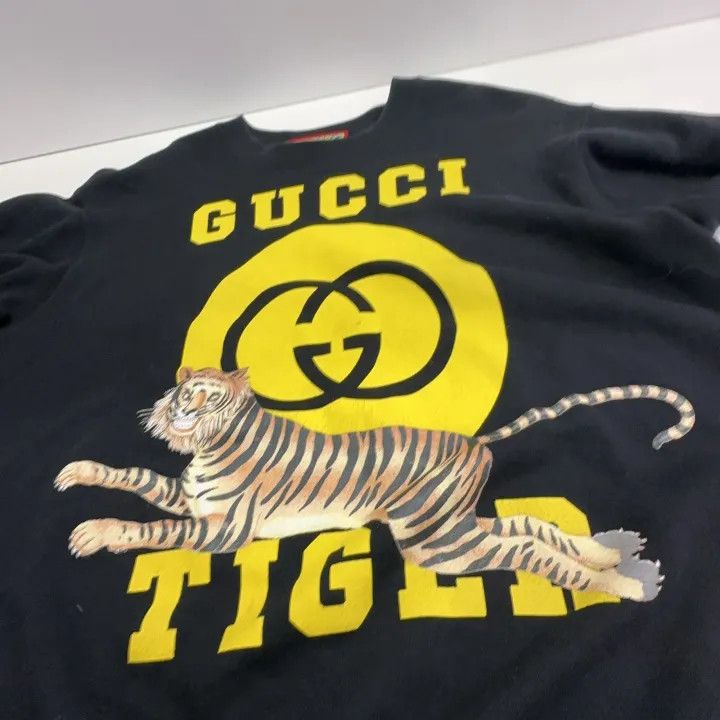 Gucci Gucci SS22 Tiger Logo Sweatshirt for Men Size US XS / EU 42 / 0 - 9 Thumbnail