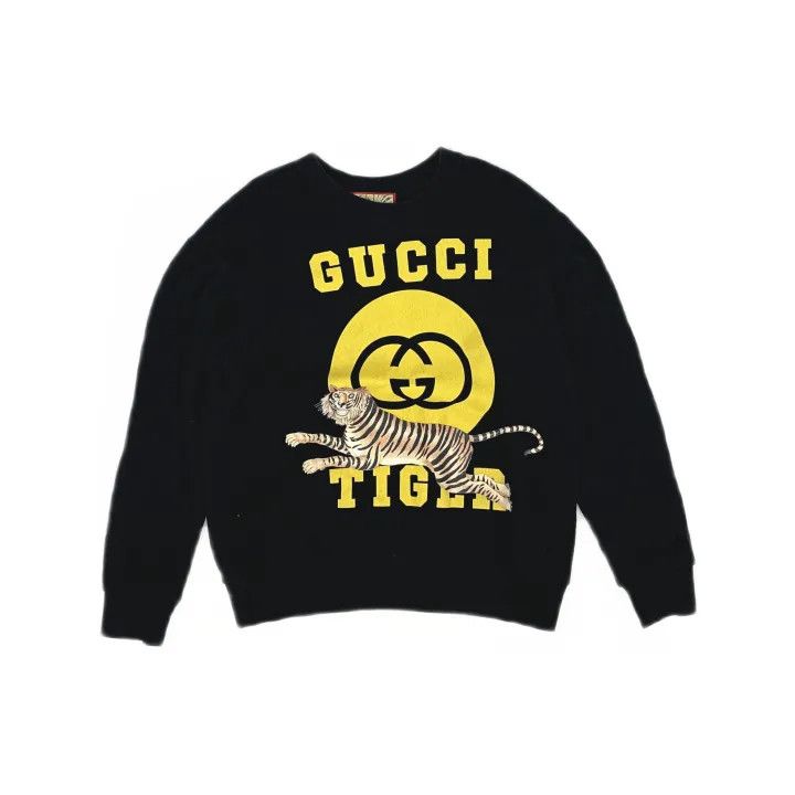 Gucci Gucci SS22 Tiger Logo Sweatshirt for Men Size US XS / EU 42 / 0 - 2 Thumbnail