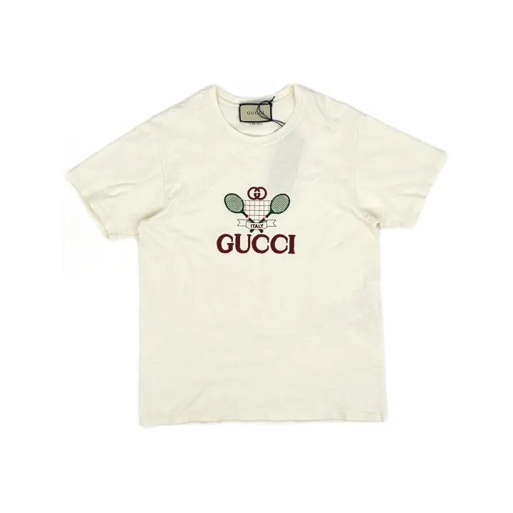 Gucci Gucci Embroidered Casual T-Shirt for Men Size US XS / EU 42 / 0 - 2 Thumbnail