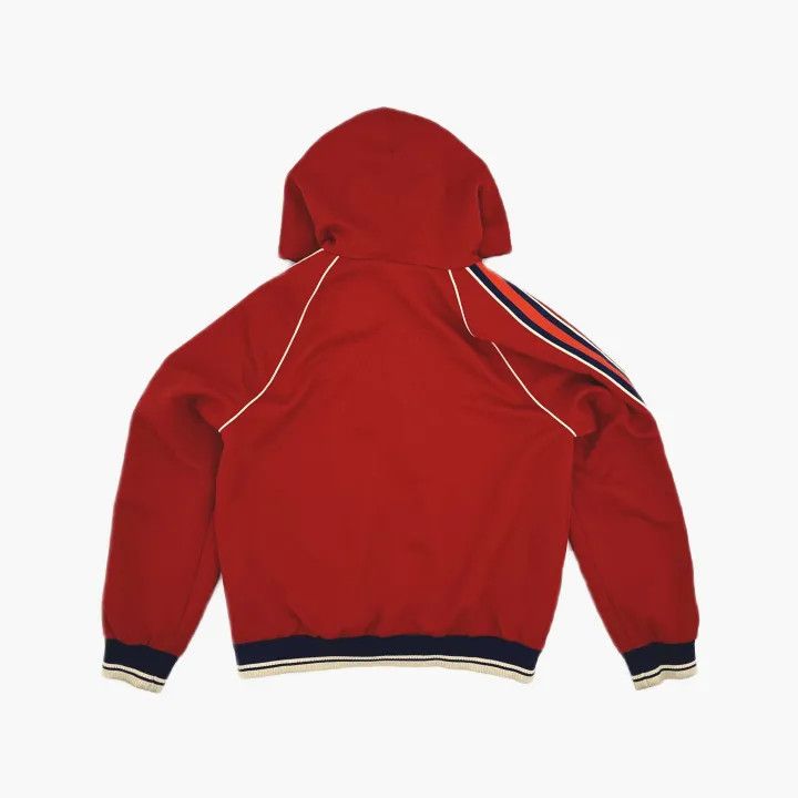 Gucci Gucci Red Hooded Zip-Up Sweatshirt Size US M / EU 48-50 / 2 - 3 Thumbnail