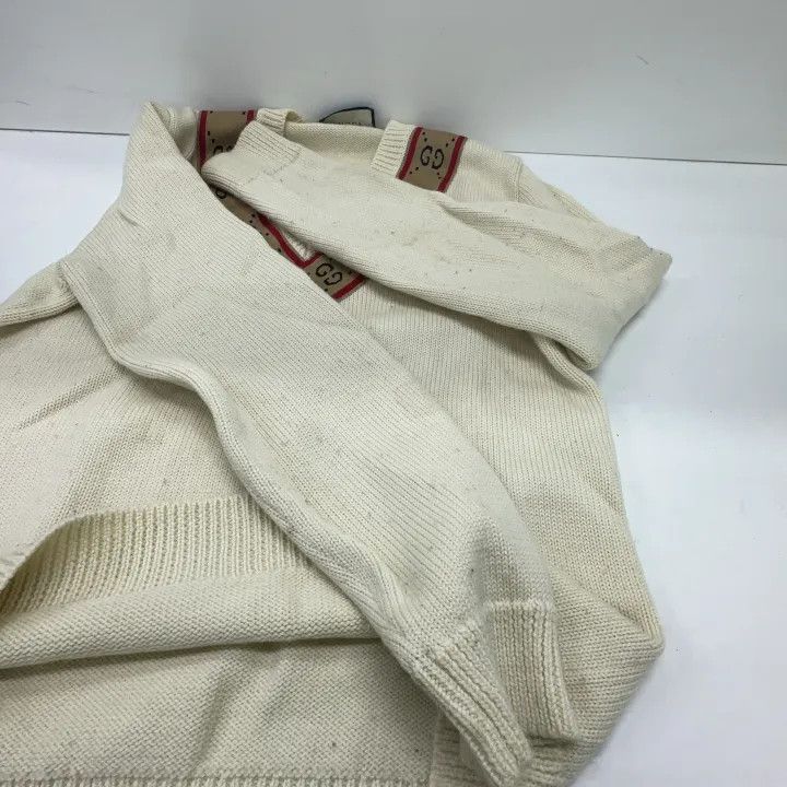 Gucci Gucci V-Neck Logo Long Sleeve Sweater Size US S / EU 44-46 / 1 - 11 Thumbnail