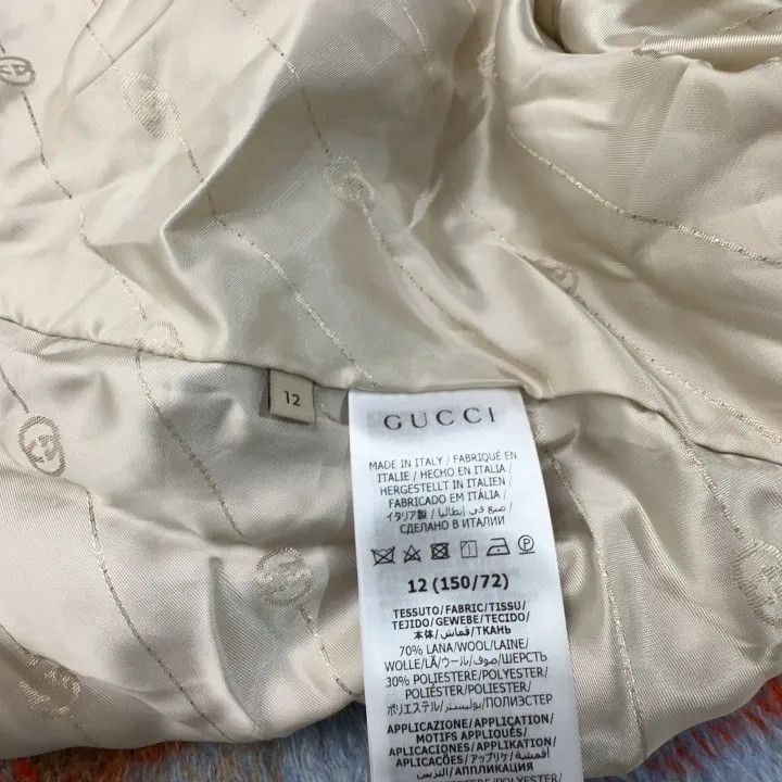 Gucci Gucci Kids Checkered Double-breasted Coat Size US M / EU 48-50 / 2 - 3 Thumbnail