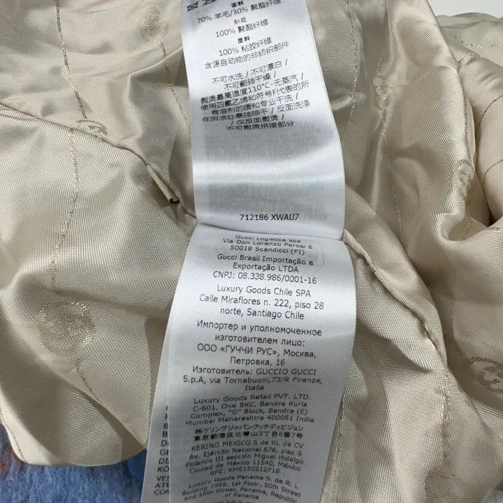 Gucci Gucci Kids Checkered Double-breasted Coat Size US M / EU 48-50 / 2 - 4 Thumbnail