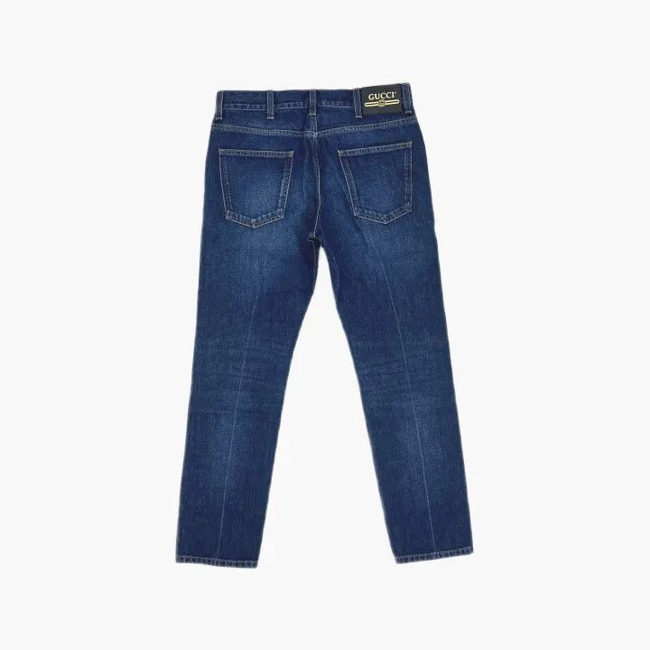 Gucci Gucci SS22 Blue Straight-Leg Denim Pants Size US 31 - 3 Thumbnail