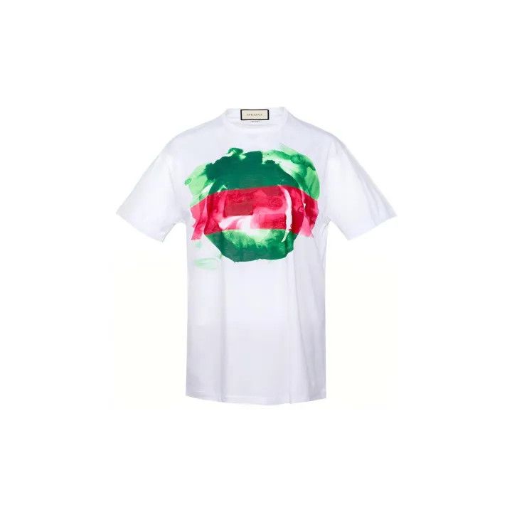 Gucci Gucci Colorful Printed Round Neck T-Shirt Size US L / EU 52-54 / 3 - 2 Thumbnail