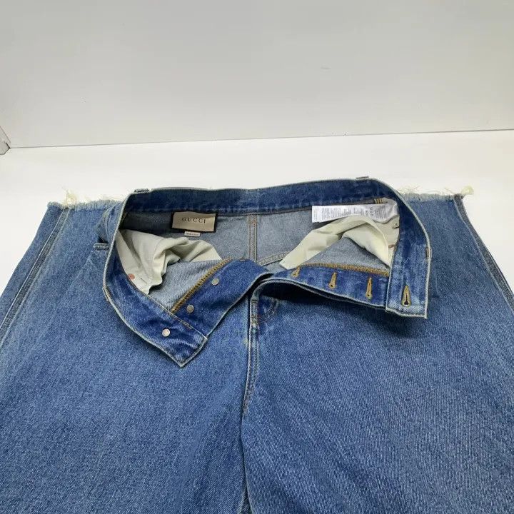 Gucci Gucci SS24 Blue Washed Straight Leg Jeans Size US 30 / EU 46 - 8 Thumbnail