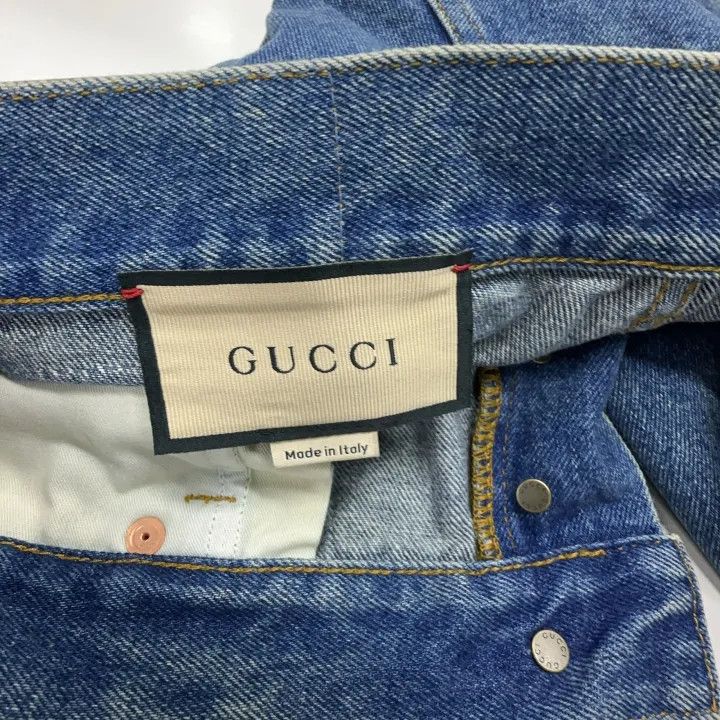 Gucci Gucci SS24 Blue Washed Straight Leg Jeans Size US 30 / EU 46 - 5 Thumbnail