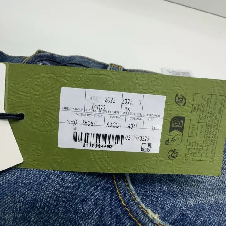 Gucci Gucci Blue Straight Fit Denim Pants Size US 33 - 4 Thumbnail
