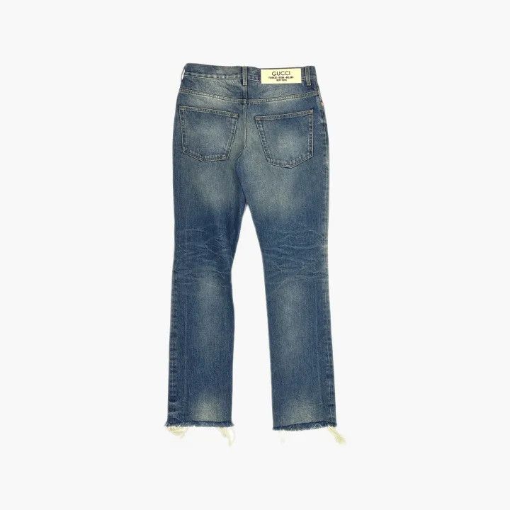 Gucci Gucci Blue Straight Fit Denim Pants Size US 33 - 3 Thumbnail