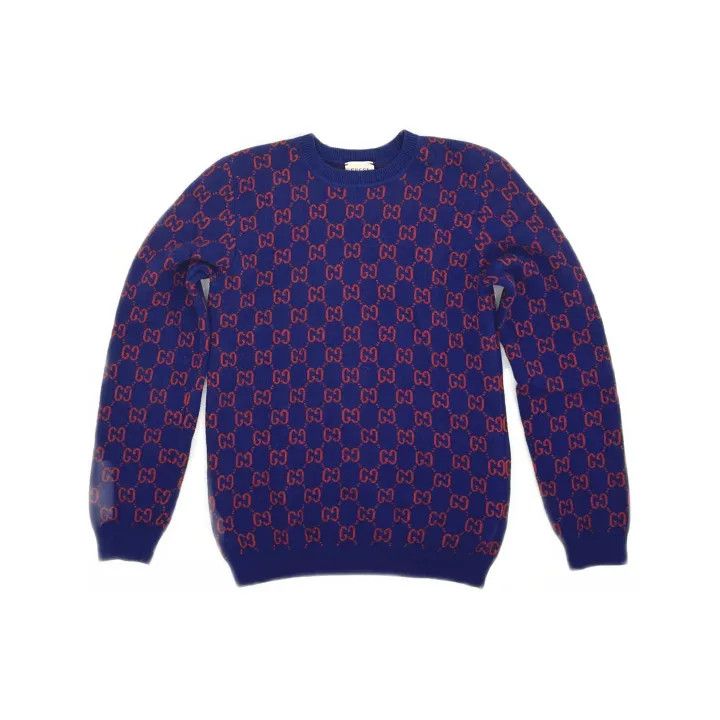 Gucci Gucci Kids Colorblock Wool Sweater Size US L / EU 52-54 / 3 - 2 Thumbnail