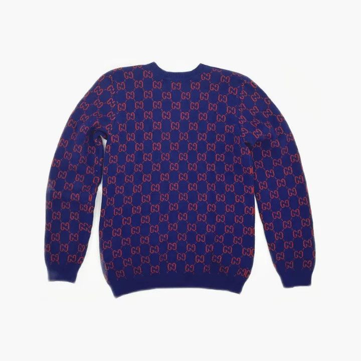 Gucci Gucci Kids Colorblock Wool Sweater Size US L / EU 52-54 / 3 - 3 Thumbnail