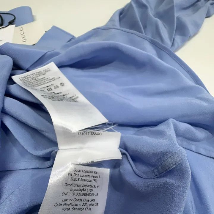 Gucci Gucci Casual Solid Color Long Sleeve Shirt Size US M / EU 48-50 / 2 - 9 Thumbnail