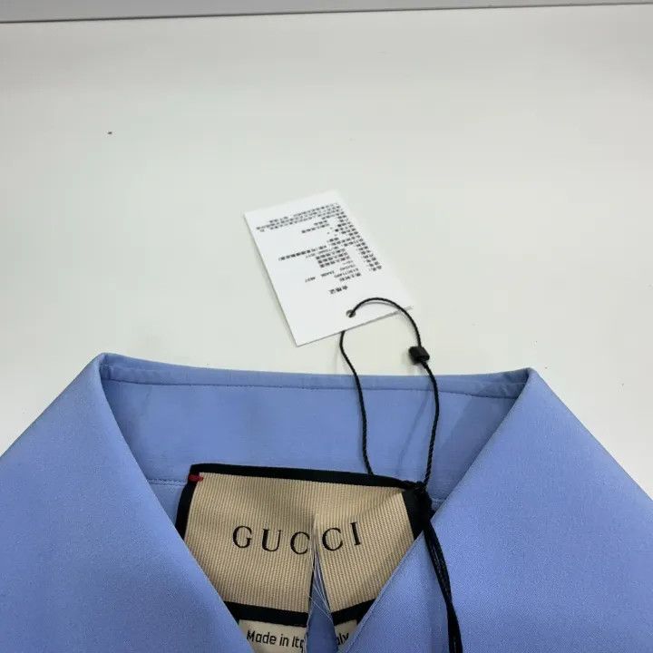 Gucci Gucci Casual Solid Color Long Sleeve Shirt Size US M / EU 48-50 / 2 - 5 Thumbnail