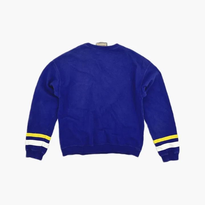 Gucci Gucci SS23 Logo Print Blue Sweatshirt Size US M / EU 48-50 / 2 - 3 Thumbnail