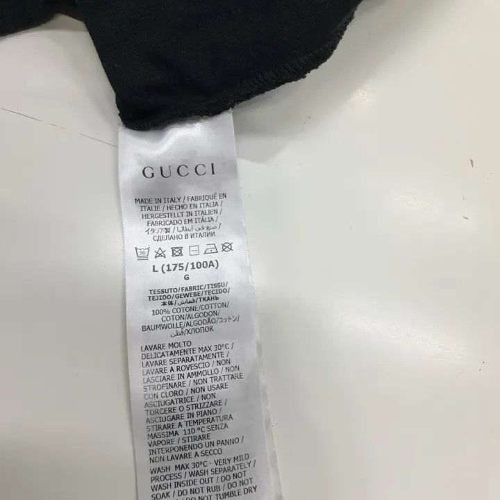 Gucci Gucci Black Logo Short Sleeve T-Shirt Size US L / EU 52-54 / 3 - 3 Thumbnail