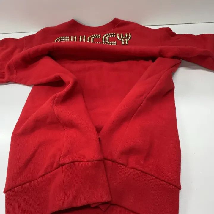 Gucci Gucci Red Printed Crewneck Sweatshirt Size US L / EU 52-54 / 3 - 10 Thumbnail