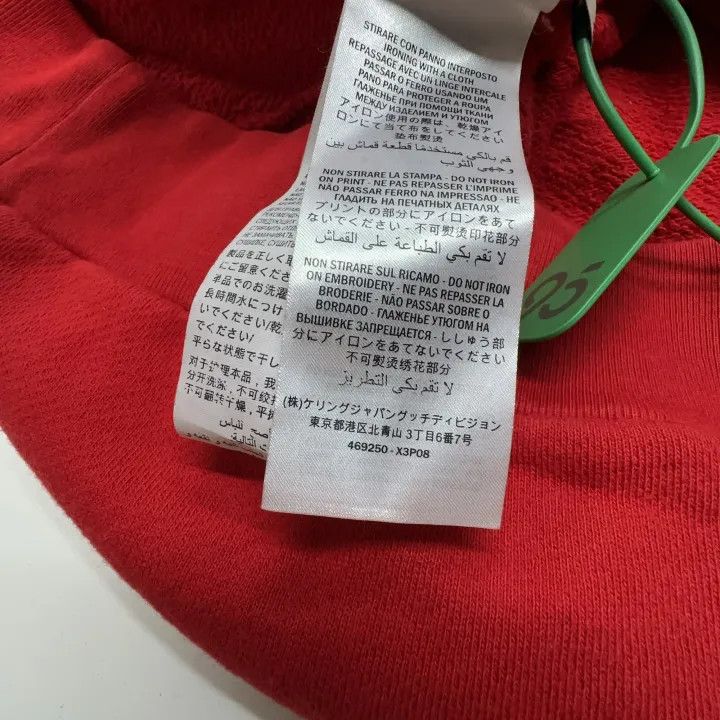 Gucci Gucci Red Printed Crewneck Sweatshirt Size US L / EU 52-54 / 3 - 4 Thumbnail