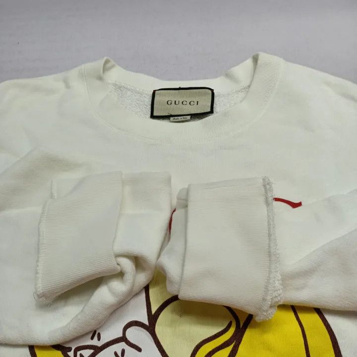 Gucci Gucci x Bananya Cartoon Long Sleeve Sweatshirt Size US M / EU 48-50 / 2 - 10 Thumbnail