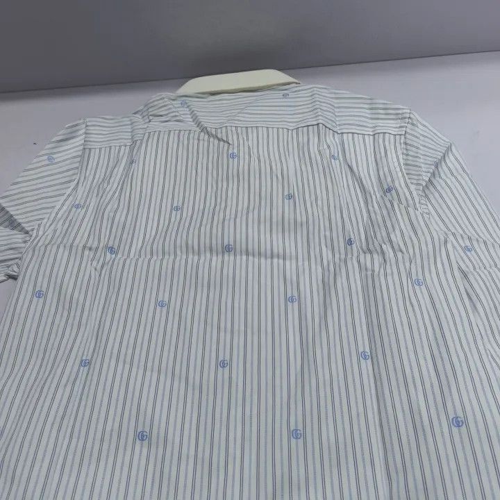 Gucci Gucci Striped Button-Up Long Sleeve Shirt Size US M / EU 48-50 / 2 - 7 Thumbnail
