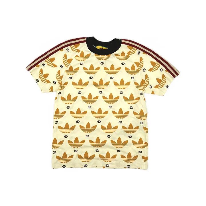 Gucci Gucci x Adidas Logo Print Short Sleeve T-shirt Size US L / EU 52-54 / 3 - 2 Thumbnail