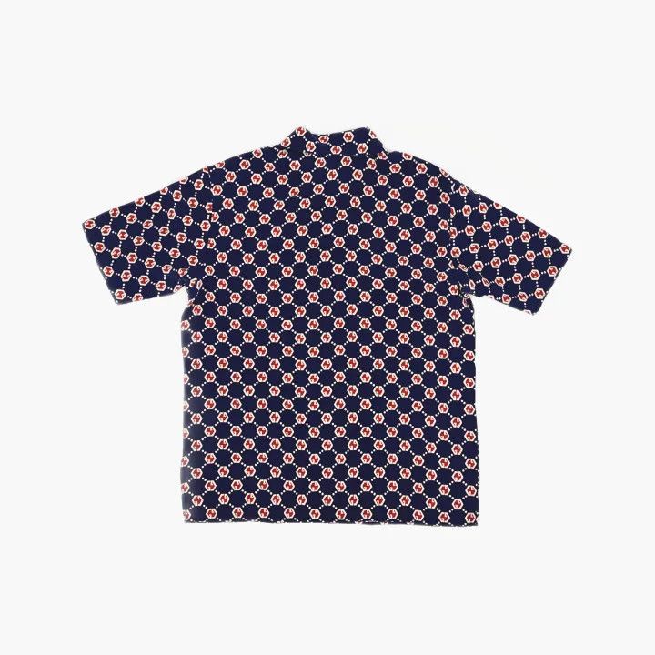 Gucci Gucci Logo Printed Silk Bowling Shirt Size US M / EU 48-50 / 2 - 3 Thumbnail