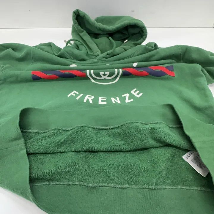 Gucci Gucci Green Logo Print Sweatshirt Size US L / EU 52-54 / 3 - 7 Thumbnail