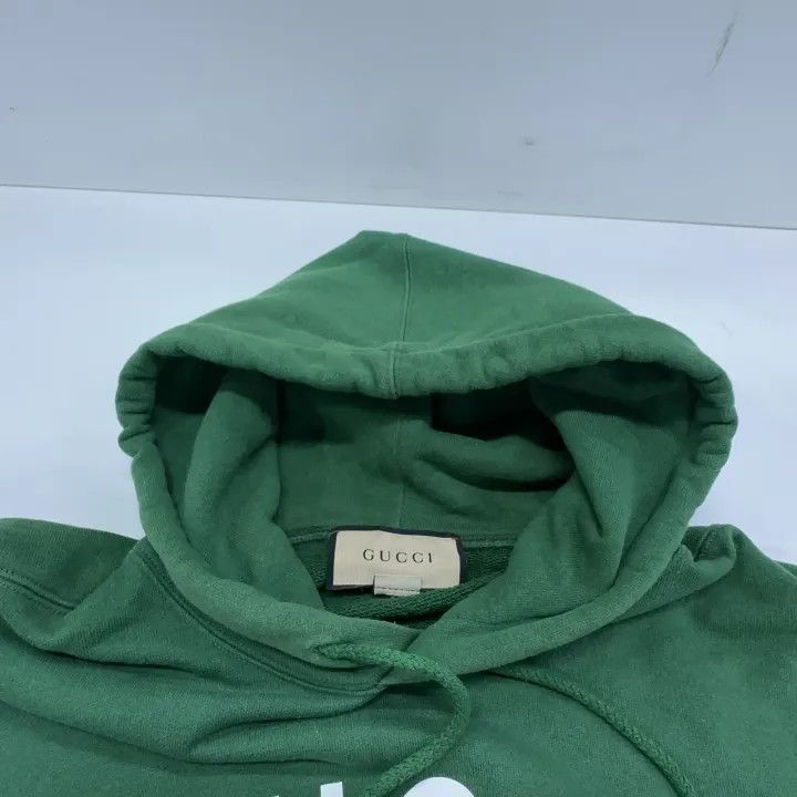 Gucci Gucci Green Logo Print Sweatshirt Size US L / EU 52-54 / 3 - 6 Thumbnail