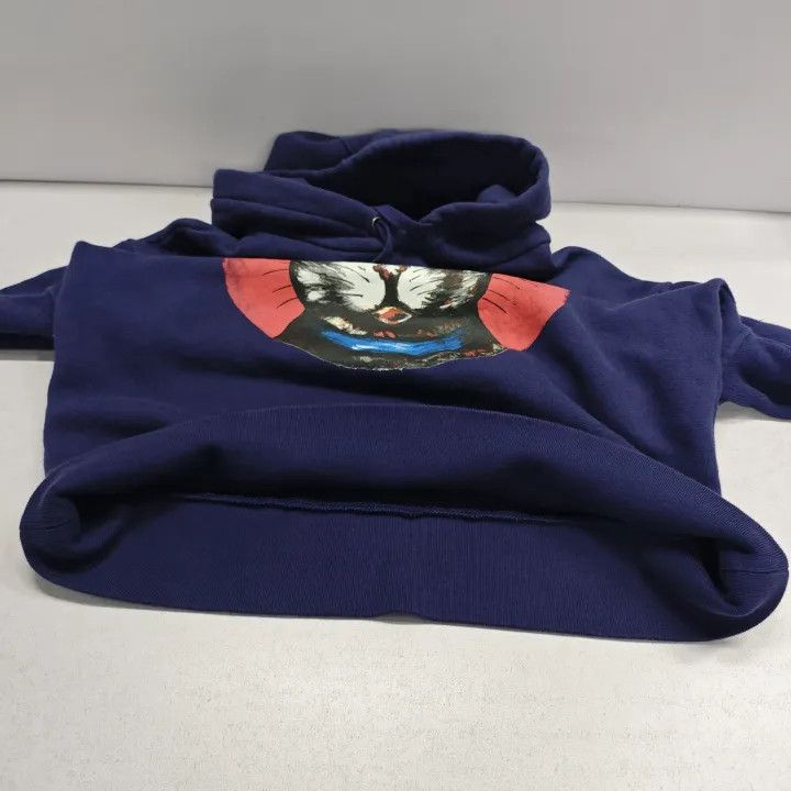 Gucci Gucci Purple Cat Graphic Hoodie Size US M / EU 48-50 / 2 - 14 Thumbnail