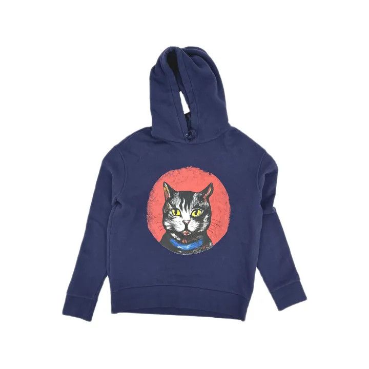 Gucci Gucci Purple Cat Graphic Hoodie Size US M / EU 48-50 / 2 - 2 Thumbnail