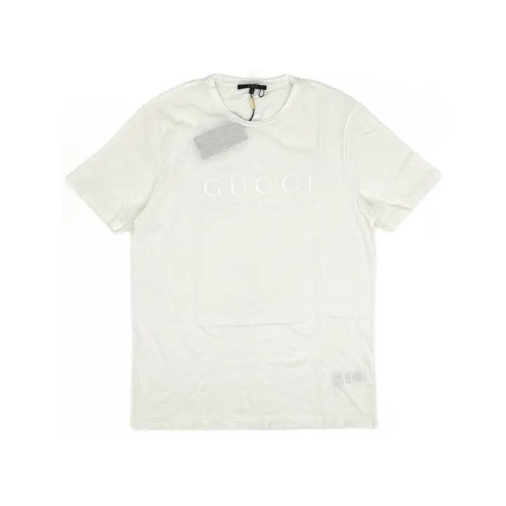 Gucci Gucci Logo Print Crew Neck T-Shirt Size US XXL / EU 58 / 5 - 2 Thumbnail